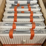 3x Radiatoren, Brugman Kompakt-4, T22 – 1335 watt, wit